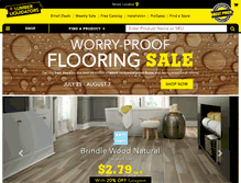 Tablet Screenshot of lumberliquidators.ca